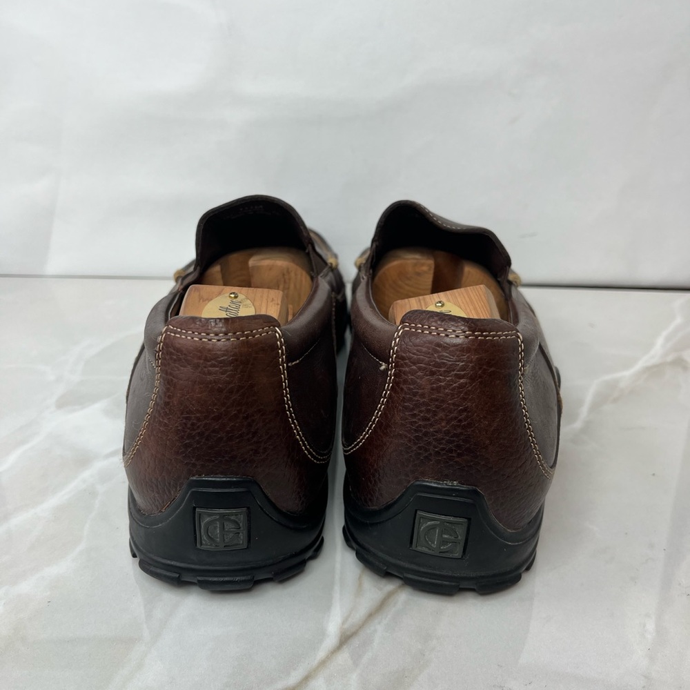 COLE HAAN Tucker Venetian Loafer Leather Brown Men Shoes Size 11.5 M Slip On - Picture 8 of 14